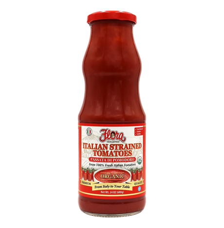 Organic Strained Italian Tomatoes - 24oz image 0
