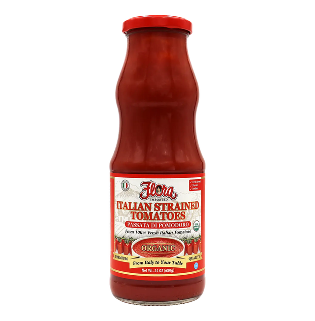 Organic Strained Italian Tomatoes - 24oz image 0
