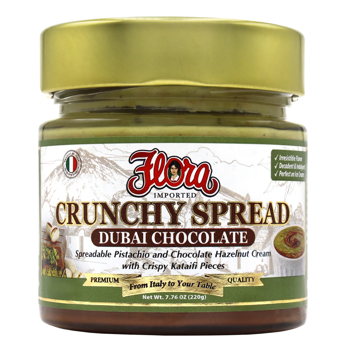 Dubai Chocolate Crunchy Spread - 7.76oz image 0