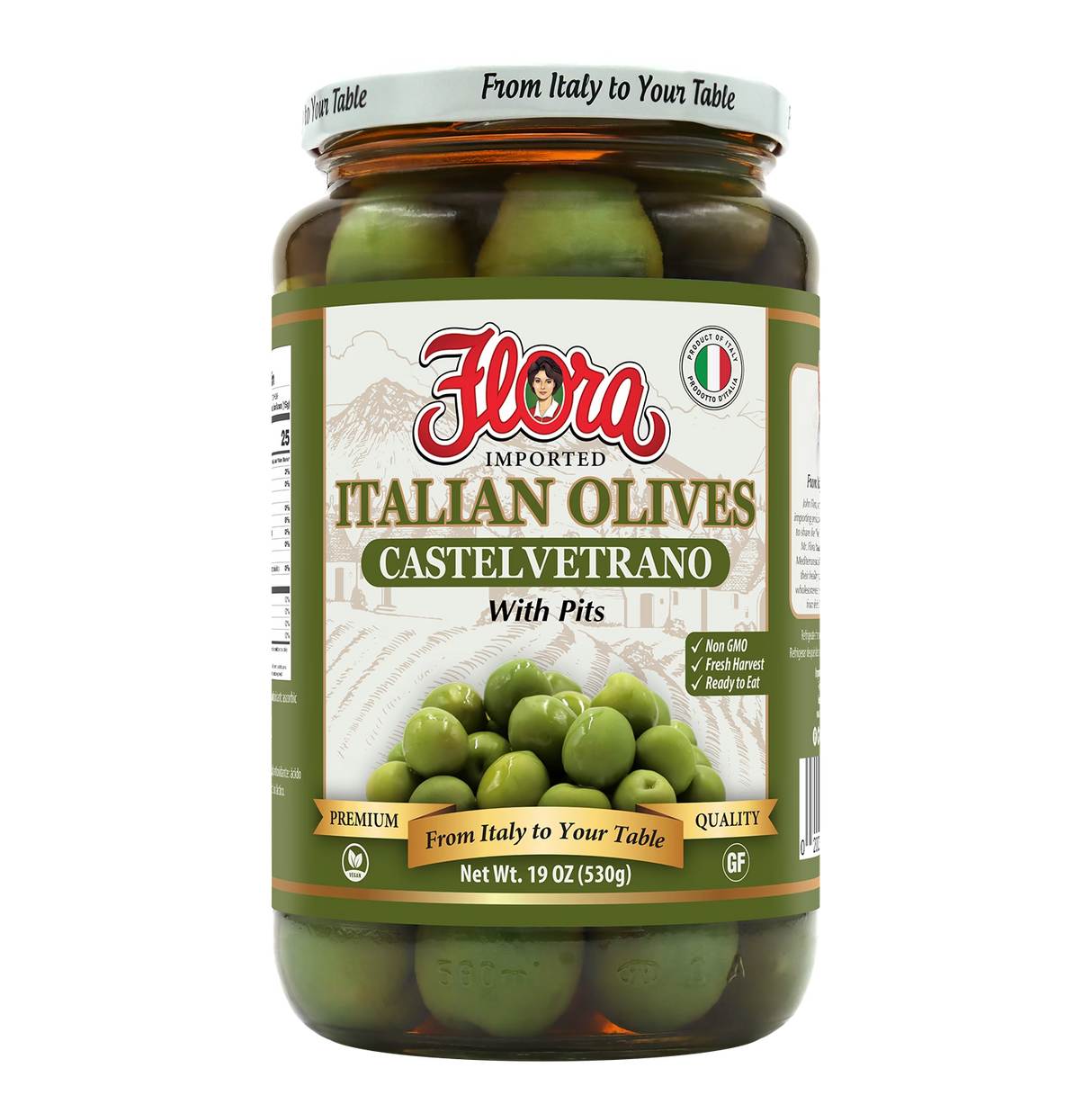 Castelvetrano Sicilian Olives with Pits image 0