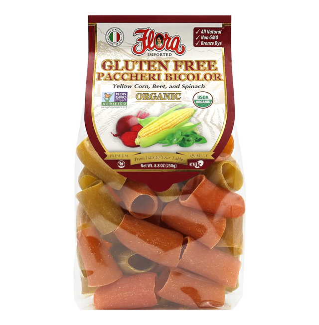 Gluten Free Paccheri Bicolor image 0