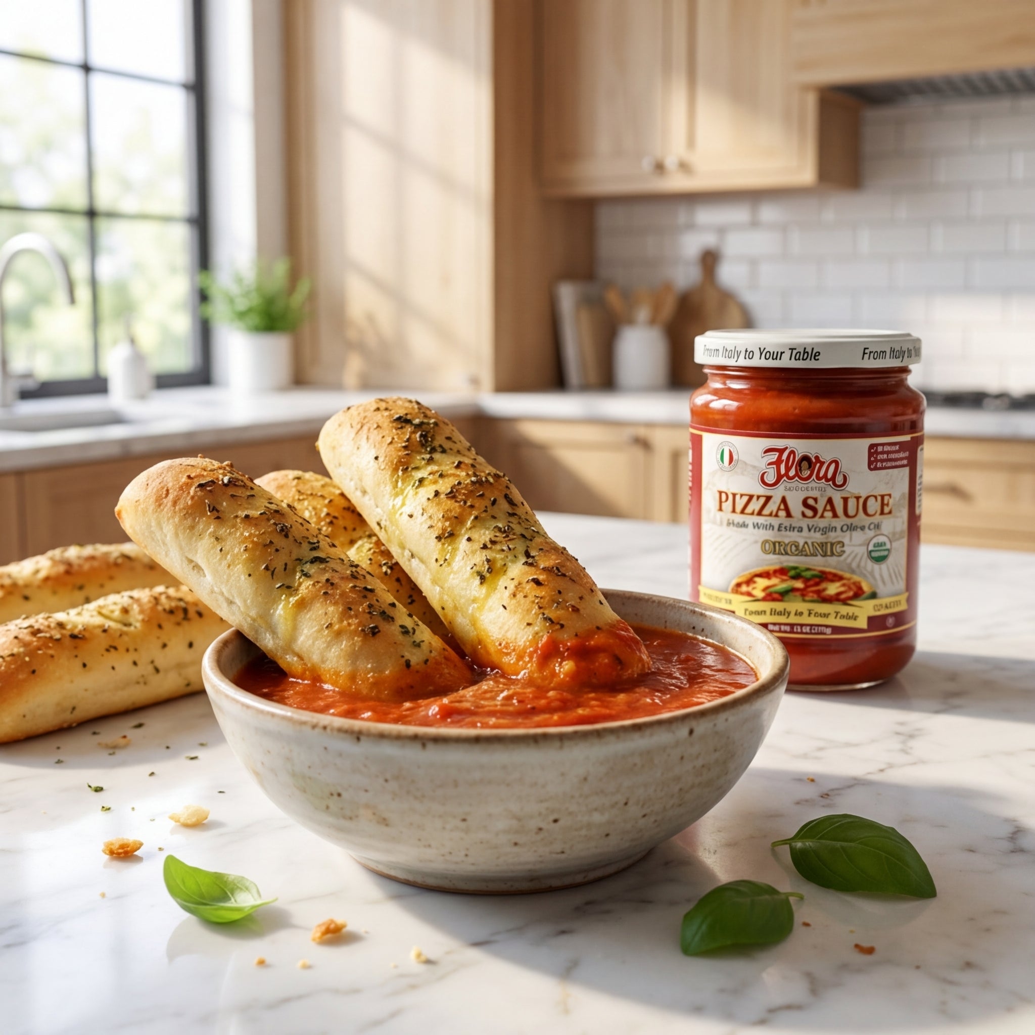 Organic Pizza Sauce - Made with Extra Virgin Olive Oil - 13 oz