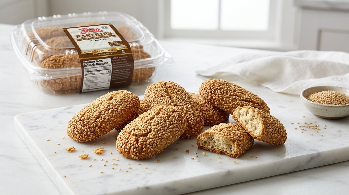 Sicilian Style Sesame Seeded Cookies – Flora Foods