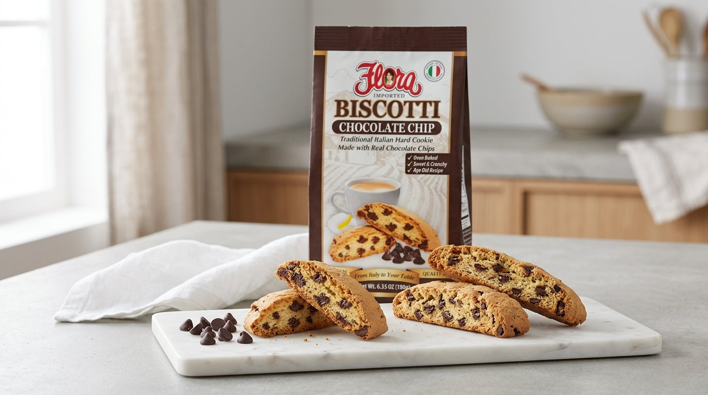 Biscotti - Chocolate Chips – Flora Foods