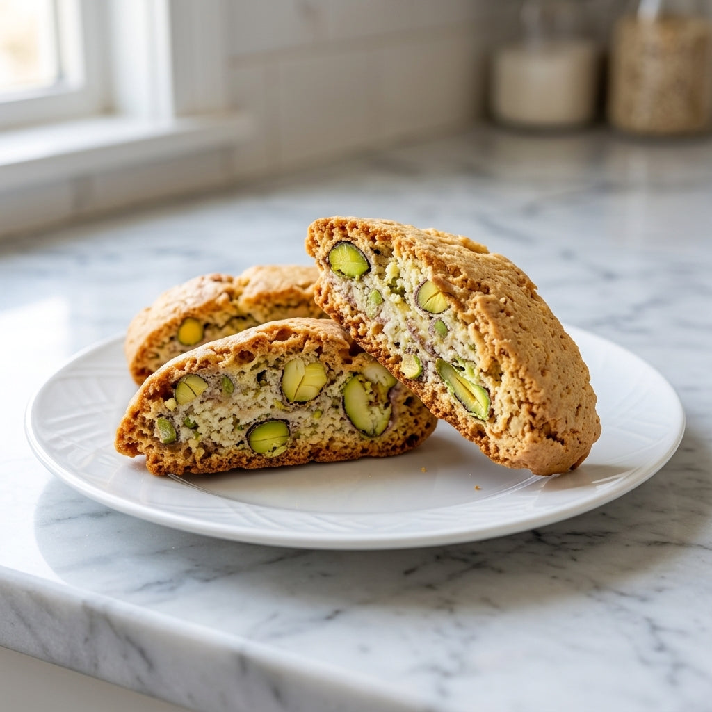 Biscotti - Pistachio – Flora Foods