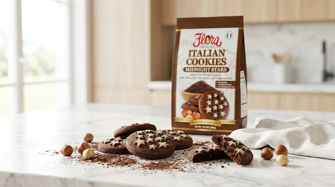 Midnight Stars - Italian Shortbread Cookies – Flora Foods