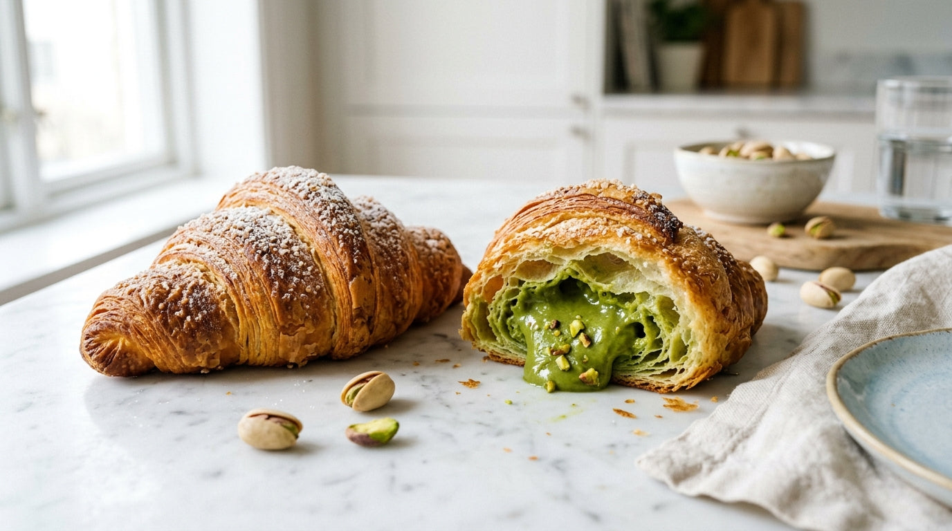 Pistachio Croissants – Flora Foods