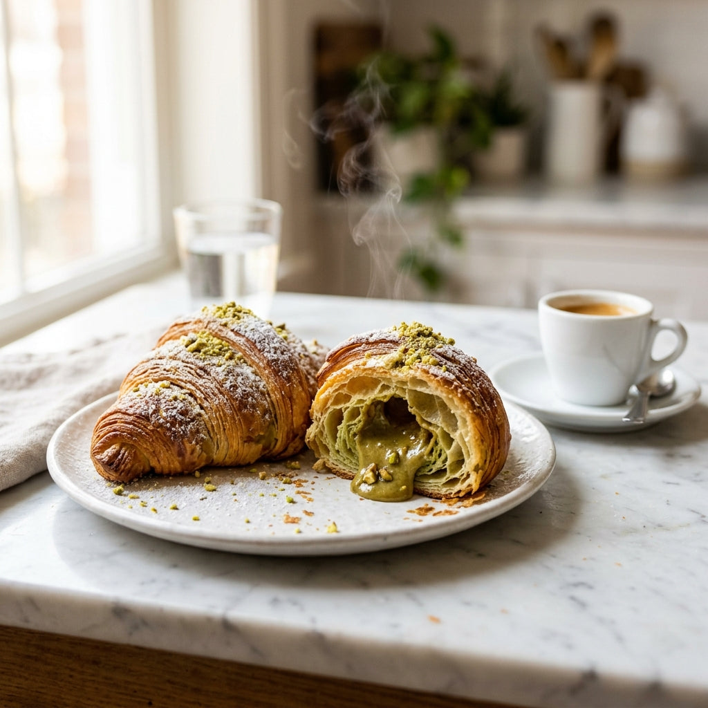 Pistachio Croissants – Flora Foods
