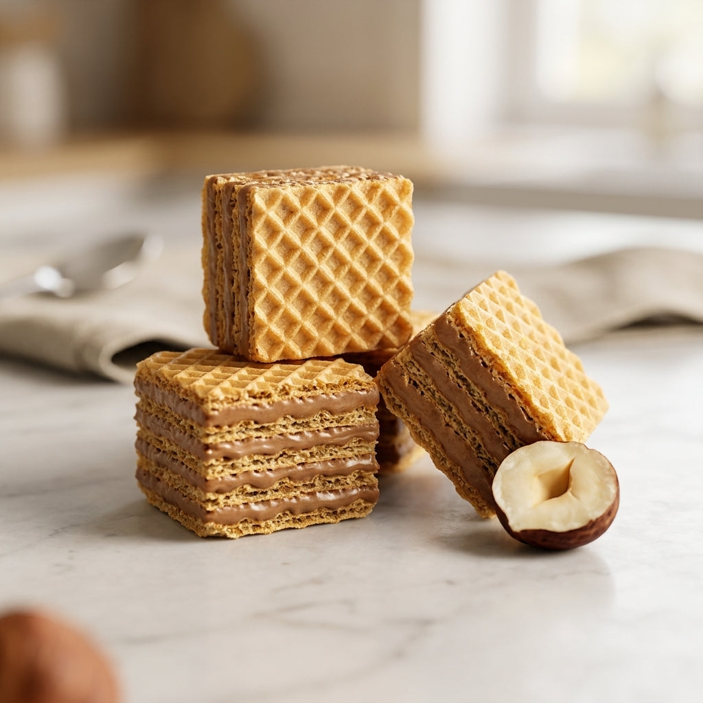 Wafer Cubes - Hazelnut - 8.8 oz | Flora Foods