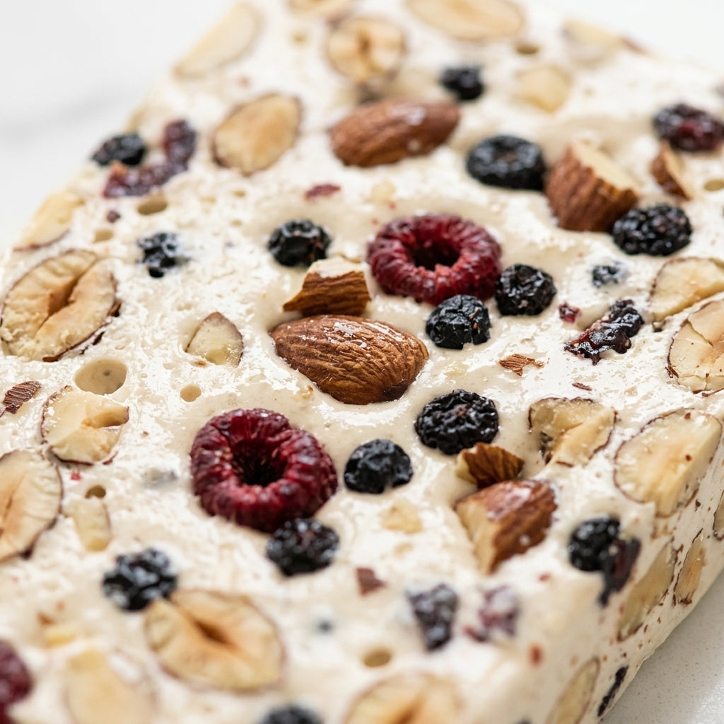 Torrone Frutti di Bosco - Italian Soft Nougat with Almonds & Mixed