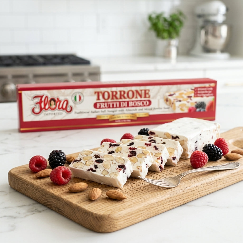 小物 FRUTTI DI BOSCO Torrone Frutti di Bosco - Italian Soft Nougat with Almonds & Mixed