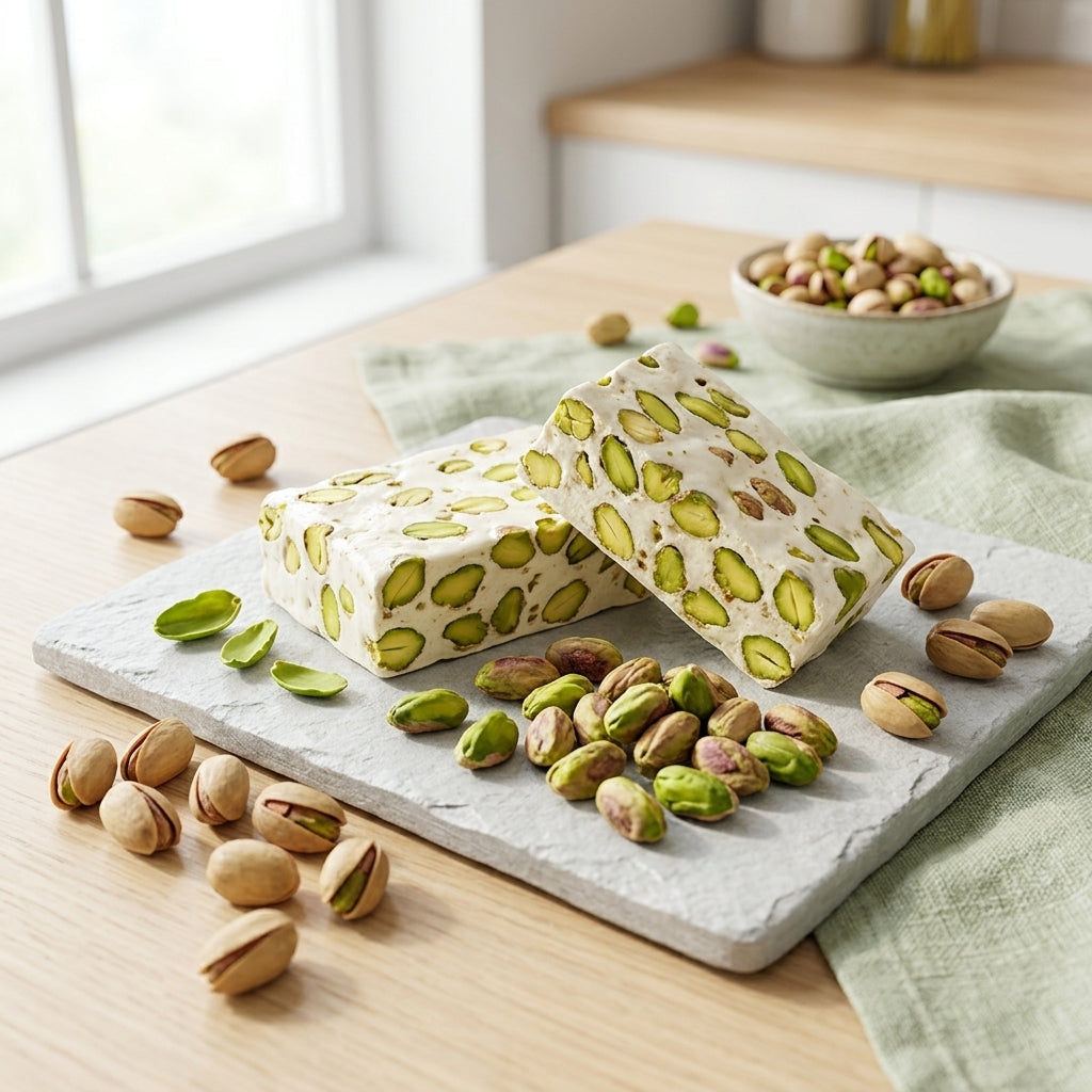 フローラナッツ 20グラム Torrone Pistacchio - Italian Soft Nougat with Pistachios (5.3oz