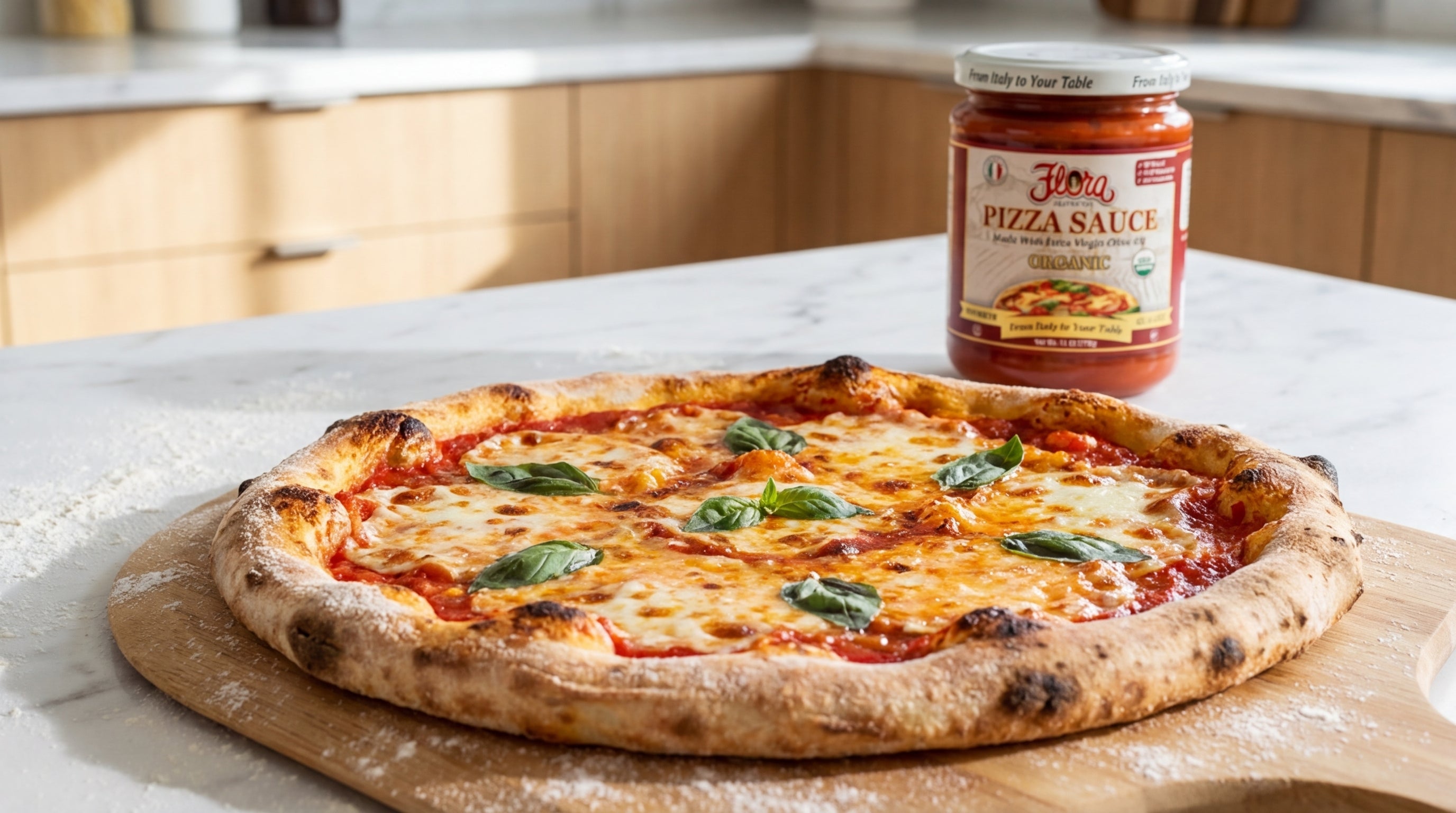 Organic Pizza Sauce - Made with Extra Virgin Olive Oil - 13 oz