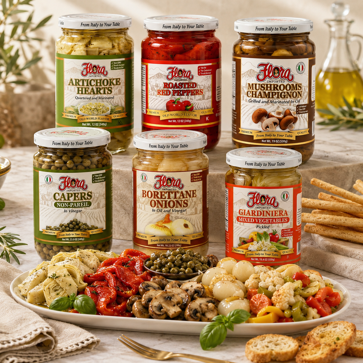 Italian Antipasto Vegetables Kit