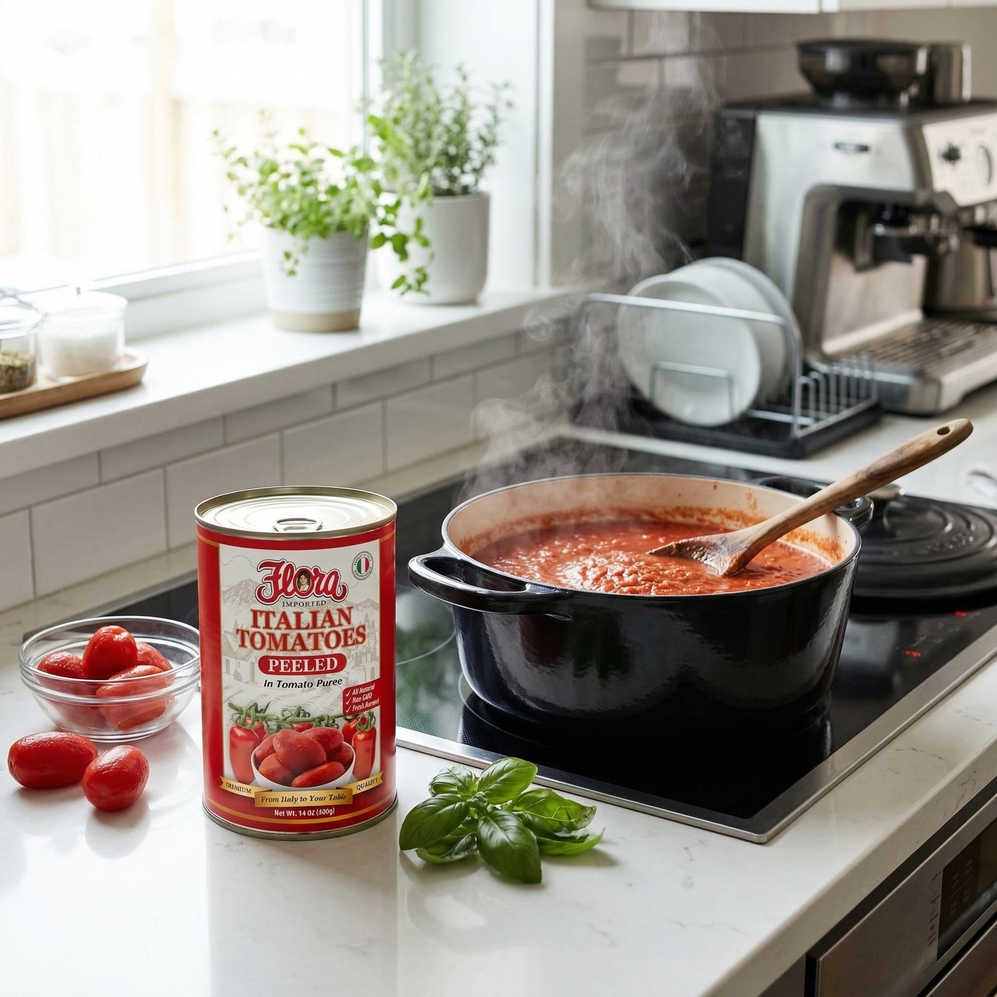 Italian Peeled Tomatoes - 14oz – Flora Foods
