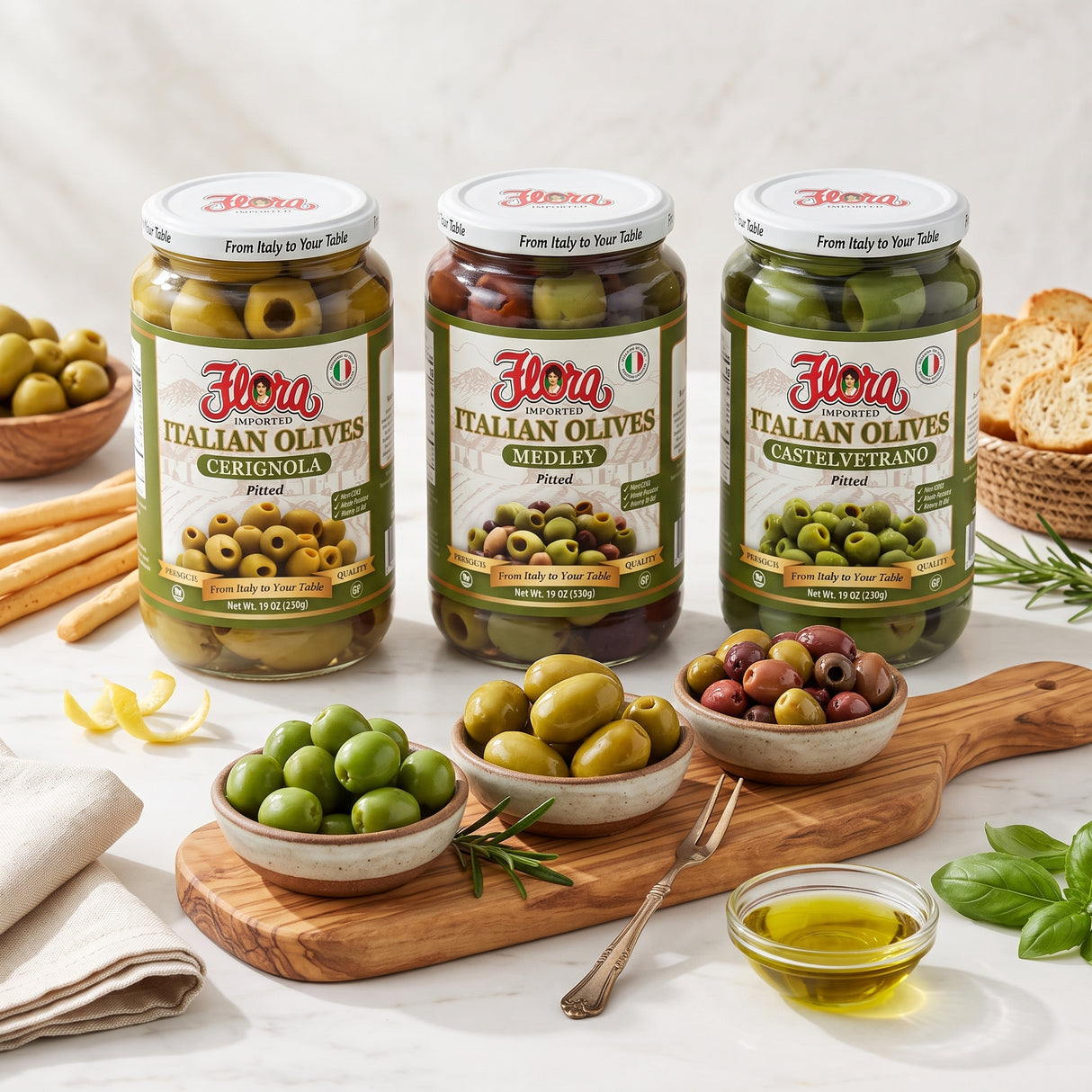 The Italian Olive Flight