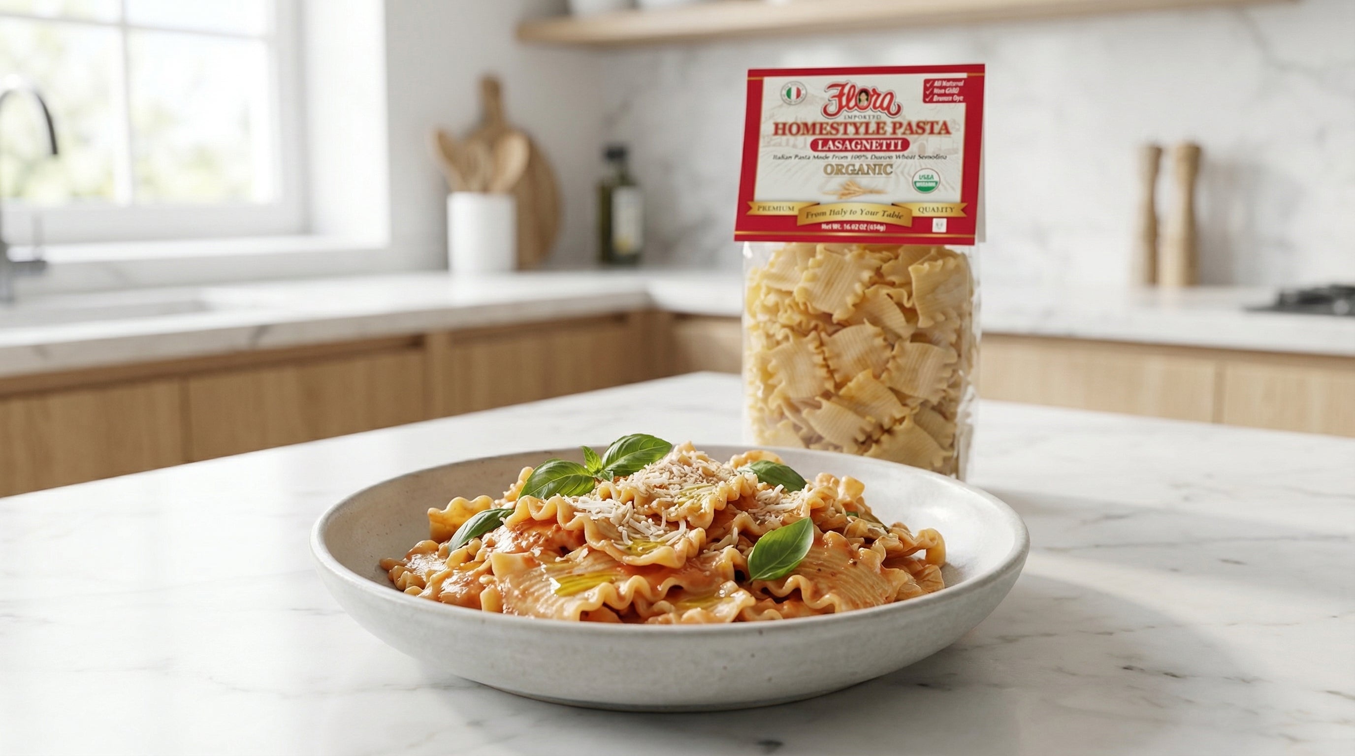 Organic Homestyle Lasagnetti – Flora Foods