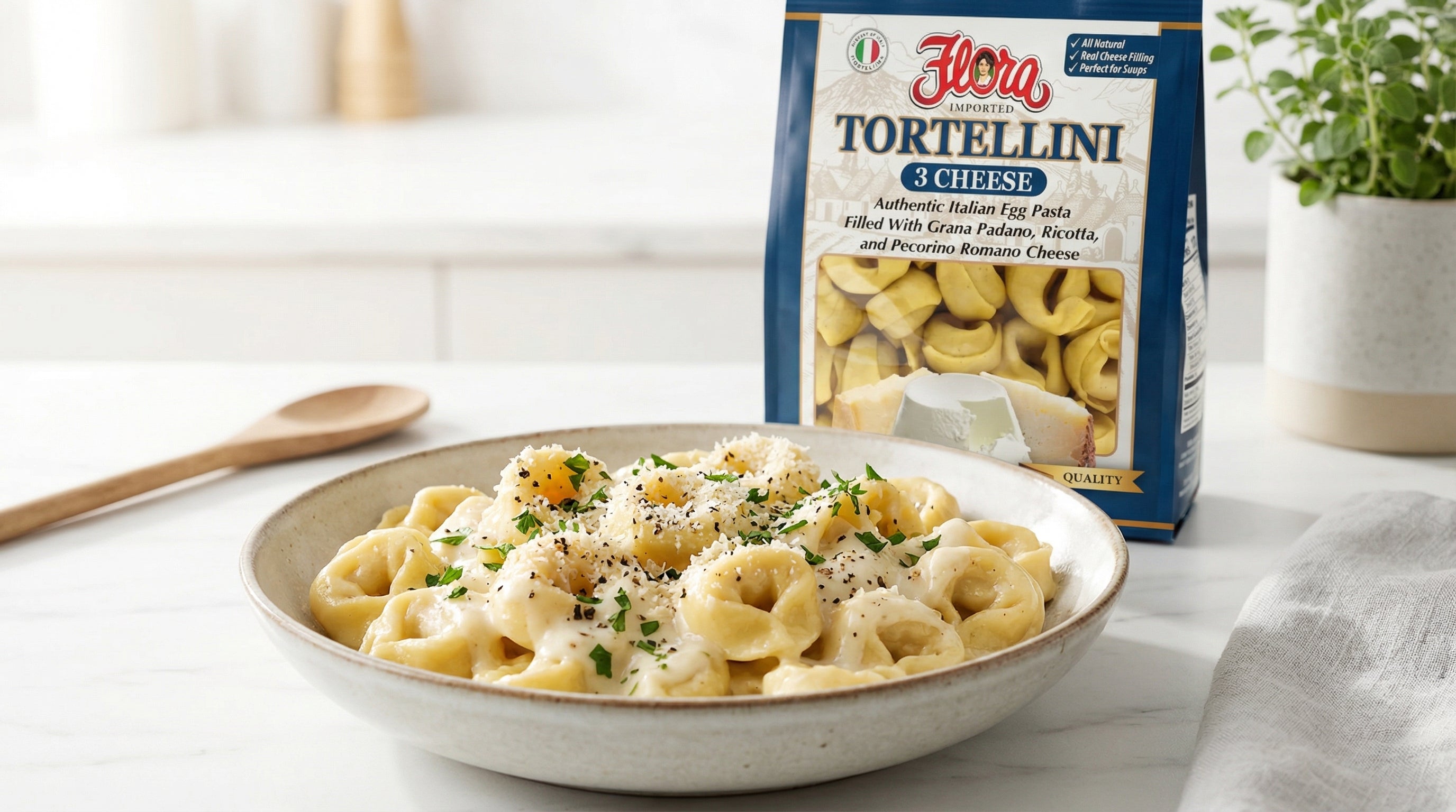 Tortellini 3 Cheese – Flora Foods