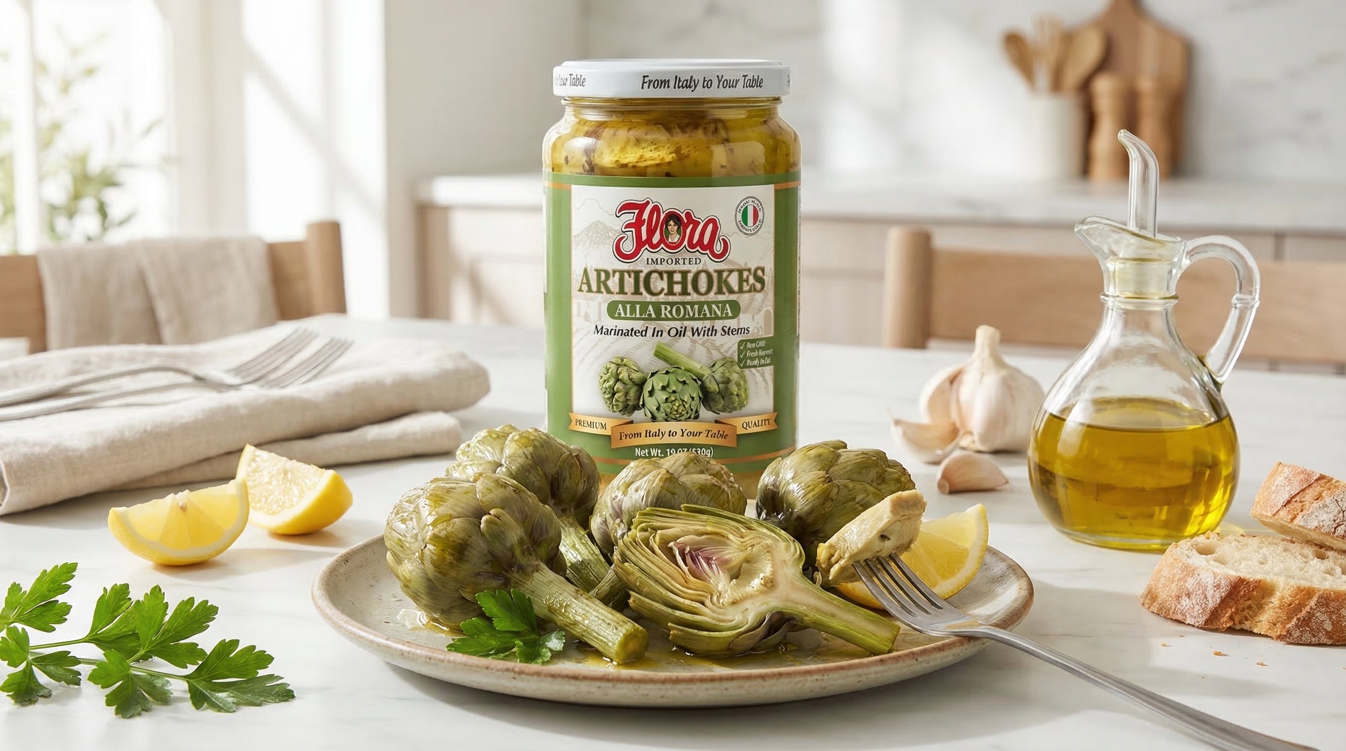 Artichokes Alla Romana Marinated – Flora Foods