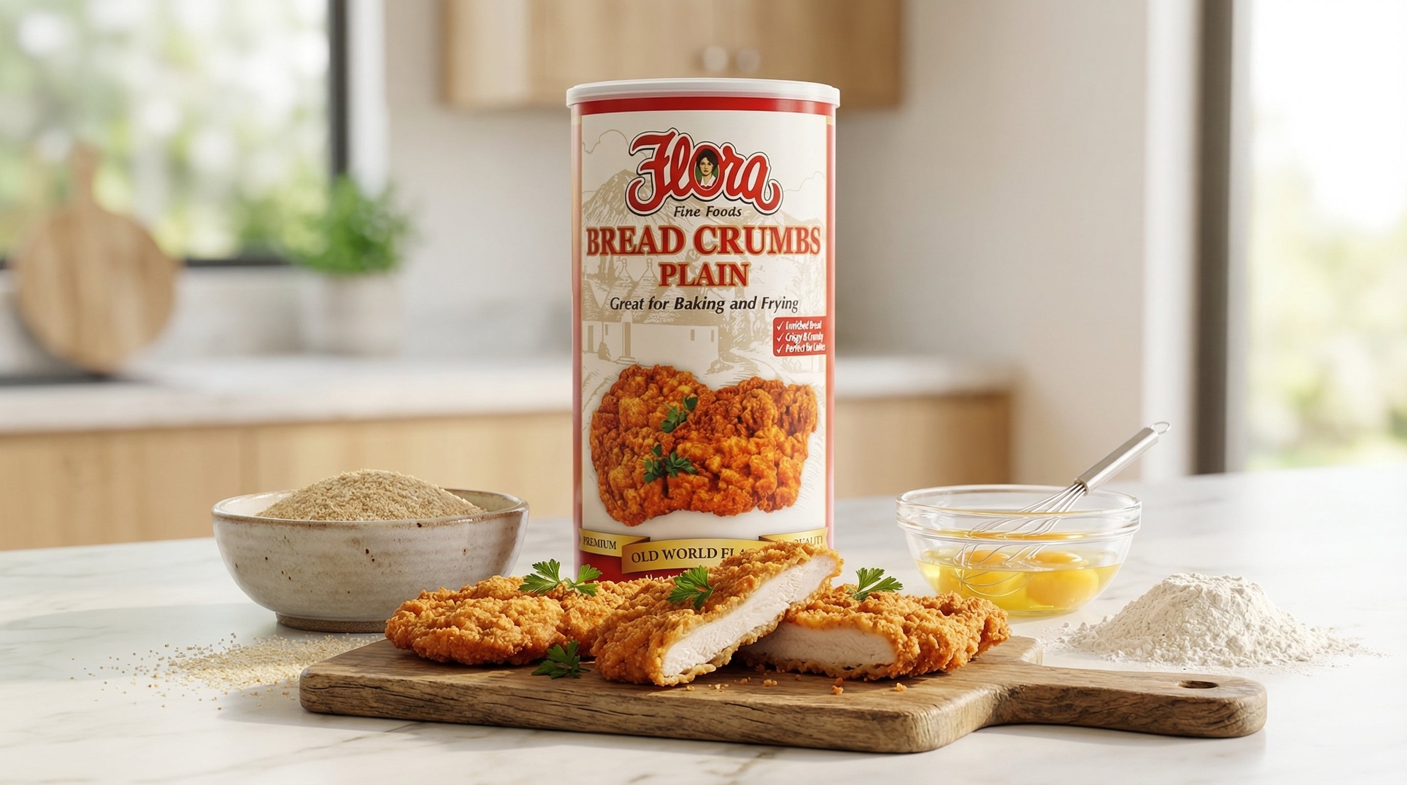Plain Bread Crumbs – Flora Foods