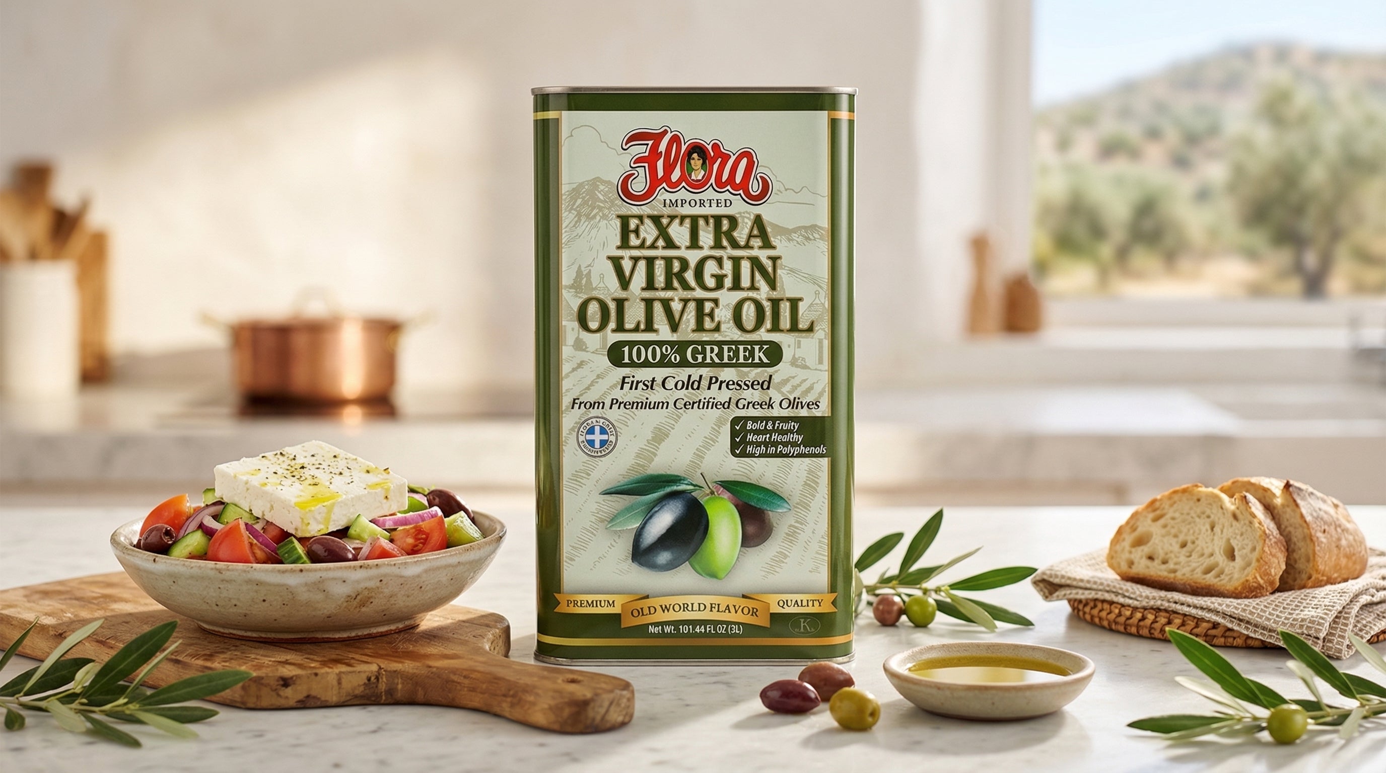 Olive☆ページ★ Greek Extra Virgin Olive Oil from Koroneiki Olives - First Cold