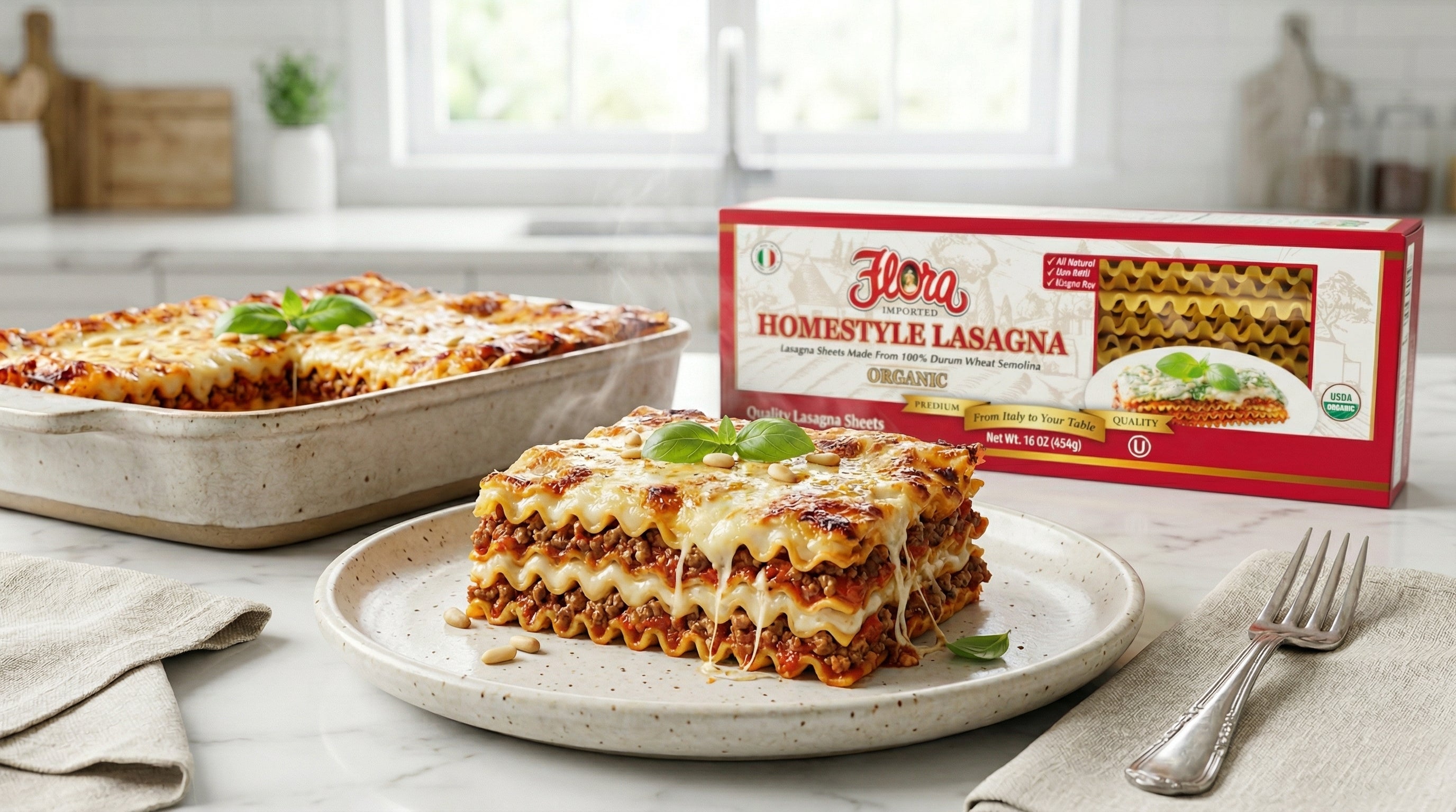 FRAGRANTE FILANDA LANA  500ml 2本 Homestyle Lasagna – Flora Foods