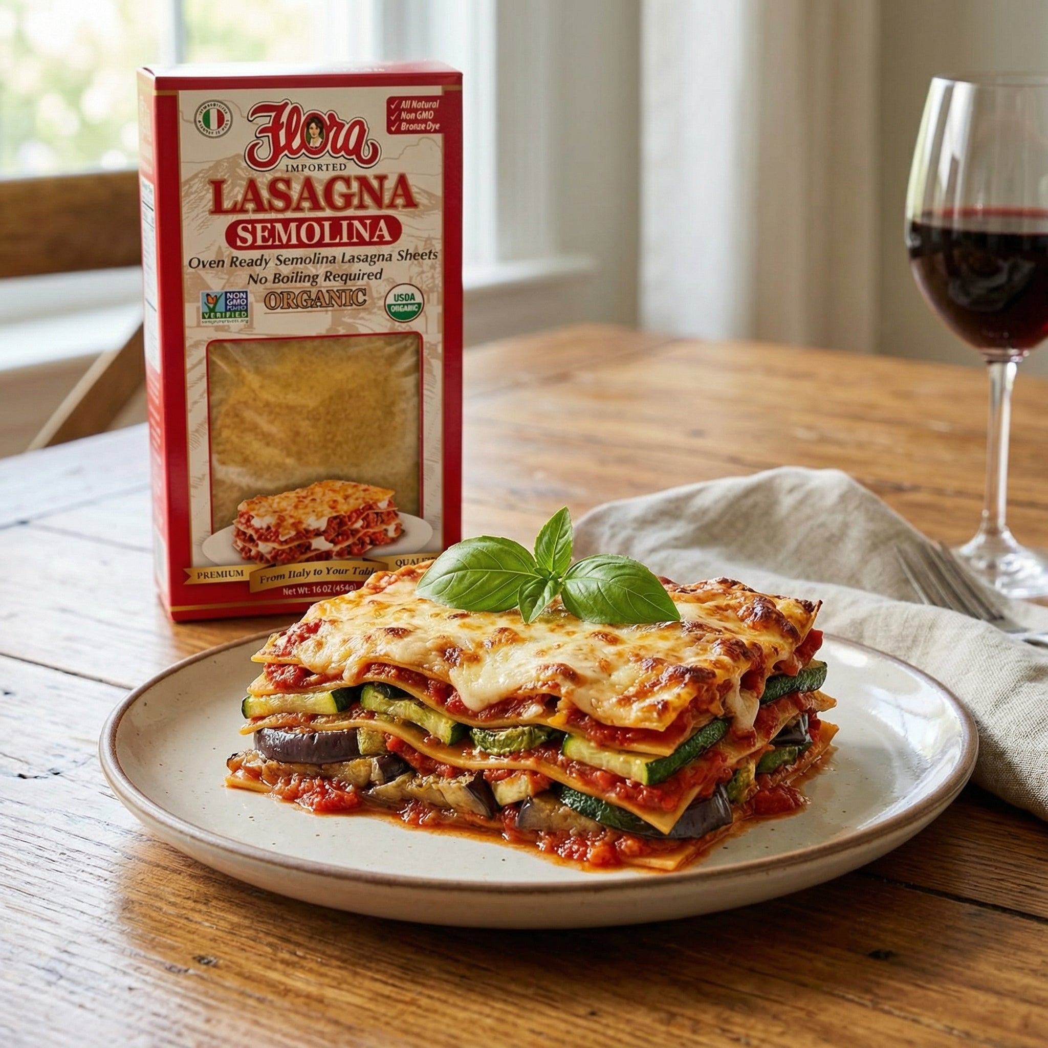 Lasagna Semolina Sheets Oven Ready – Flora Foods