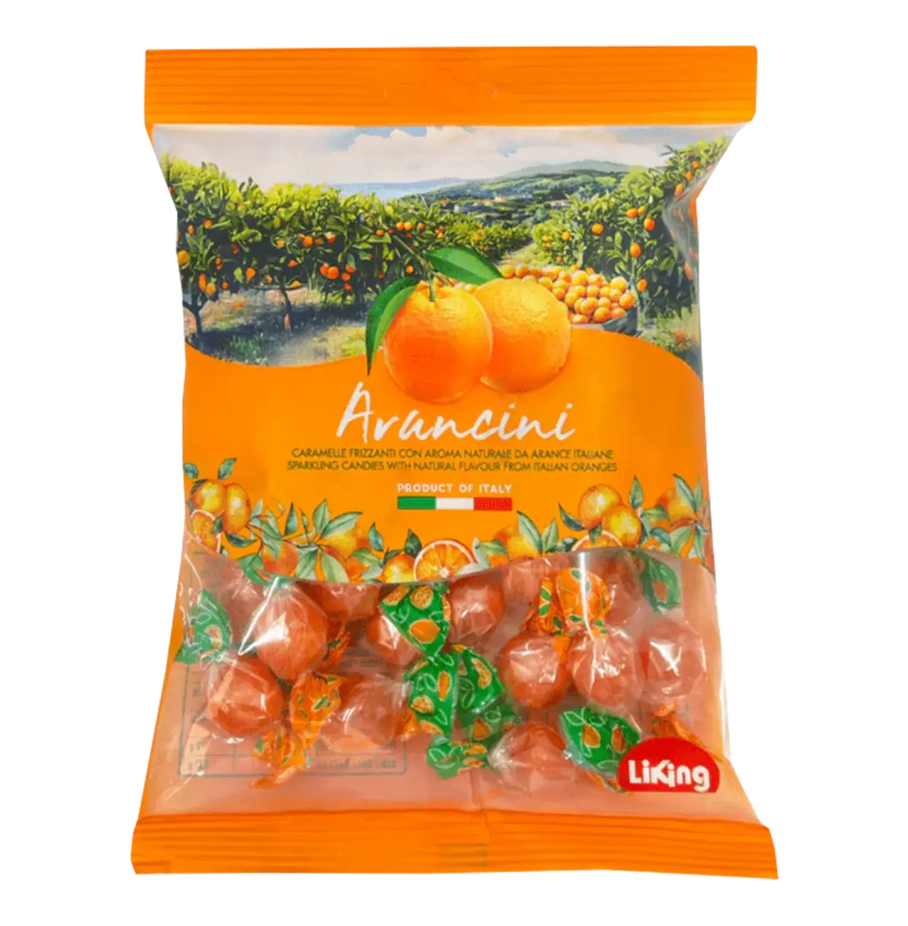 LiKing Arancini Sparkling Orange Candies image 0