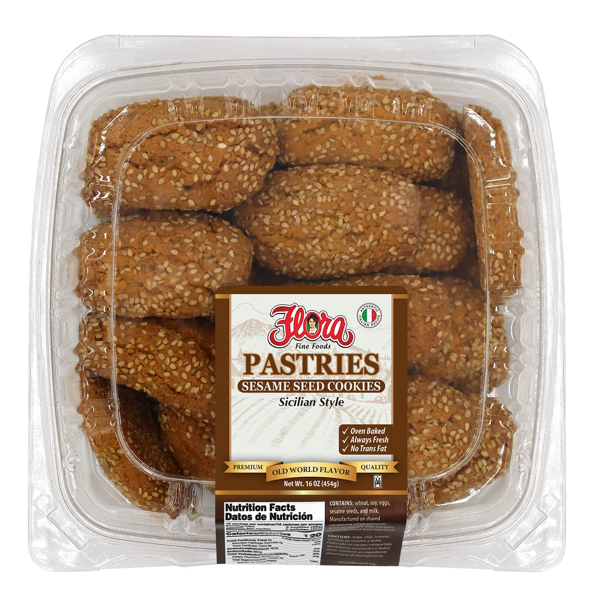 Sicilian Style Sesame Seeded Cookies image 0