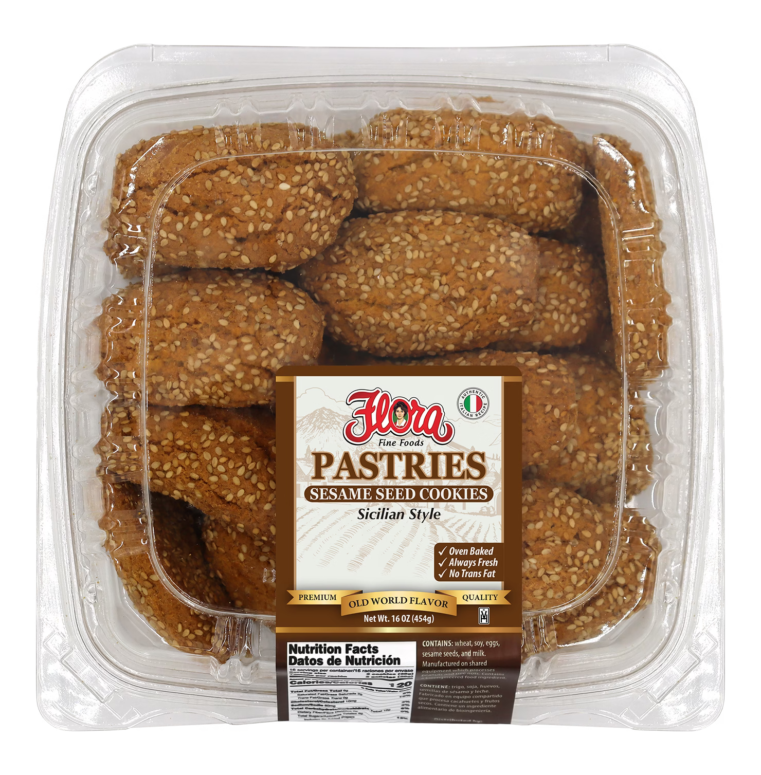 Sicilian Style Sesame Seeded Cookies – Flora Foods