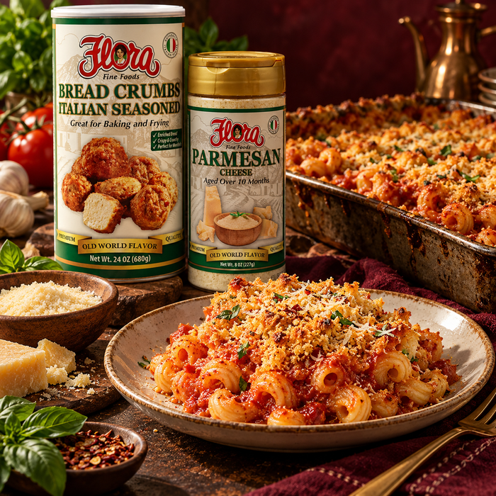 Bring on the Golden Crunch — Arrabbiata Cavatappi Crunch Bake Bundle