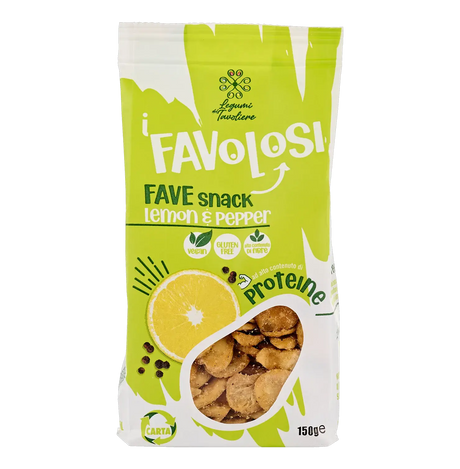 I Favolosi Fave Snack Lemon & Pepper ‚Äì 150g image 0