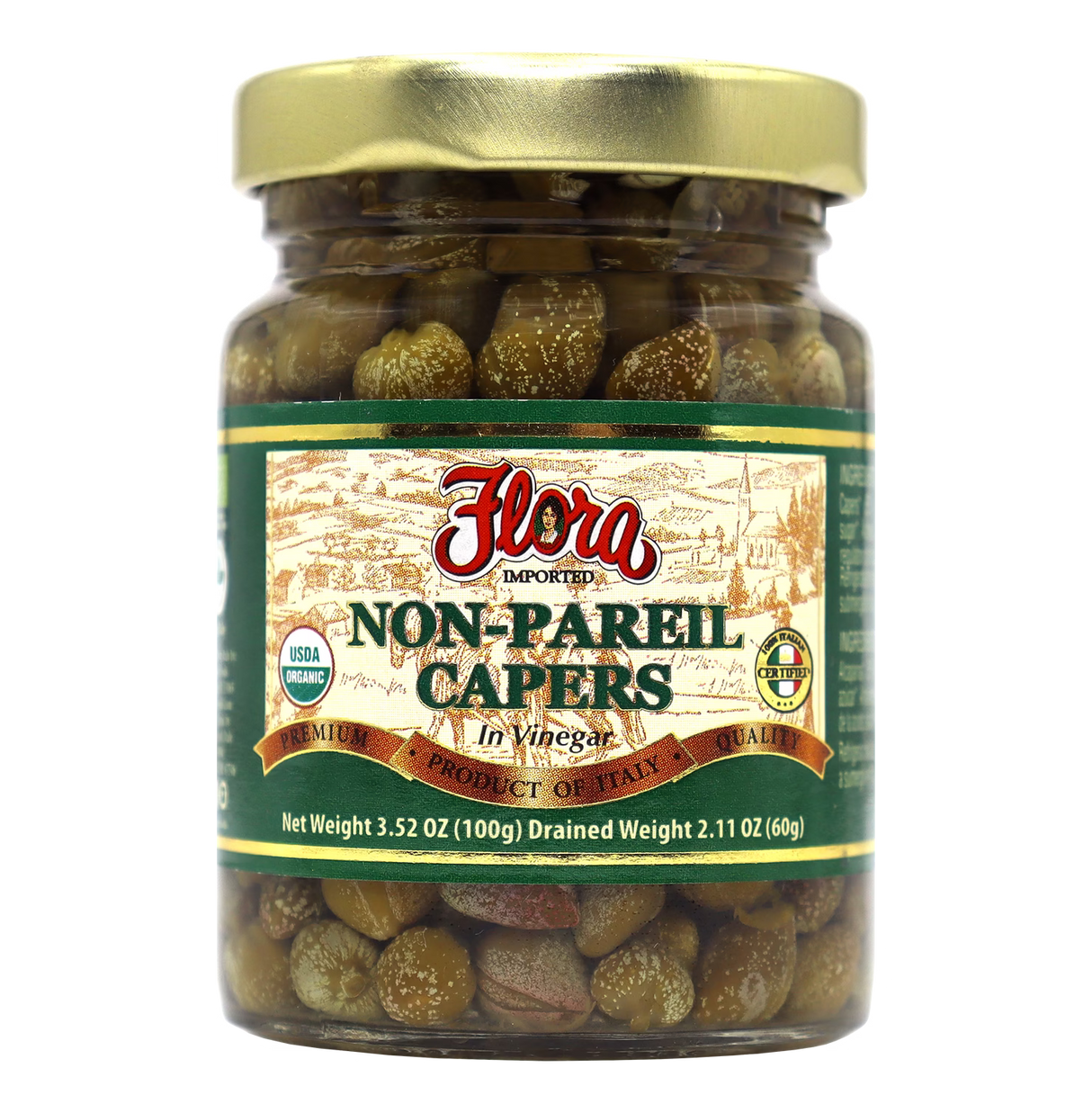 Non-Pareil Capers ‚Äì Imported in Vinegar - 3.5oz image 0