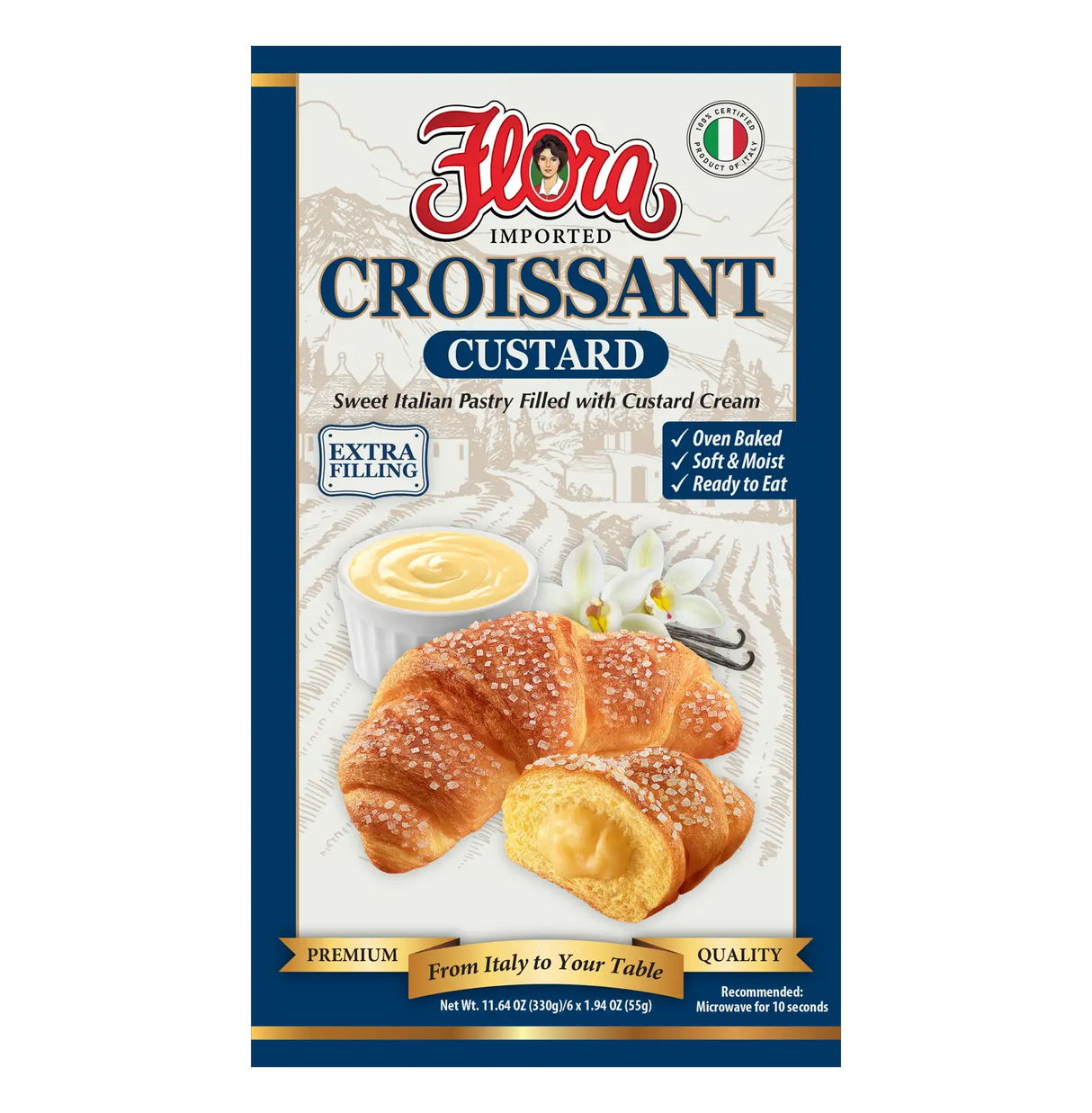 Pastry Cream Croissants - Custard image 0