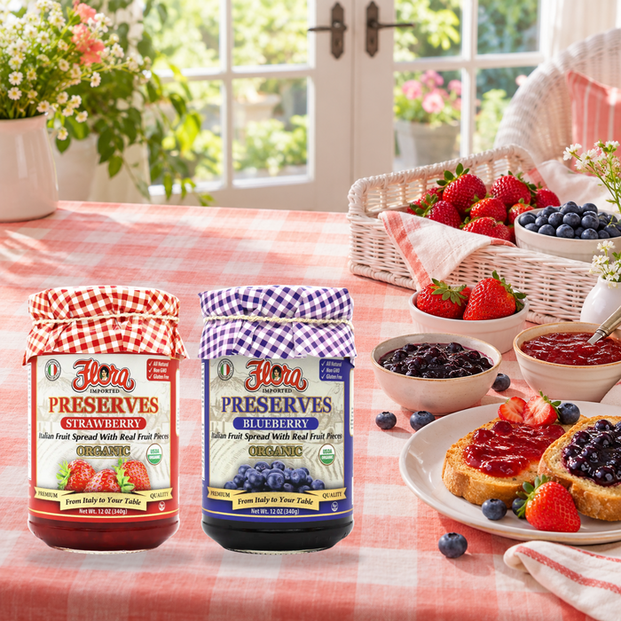 Berry Breakfast Table Set — Two Organic Fruit Favorites