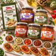 Bruschetta Five-Flavor Tasting Bar — included products