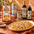 Butternut Risotto Autumn Table Box — included Flora products and recipe serving suggestion