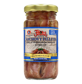Mediterranean Anchovy Fillets in Olive Oil - 3.5oz image 0