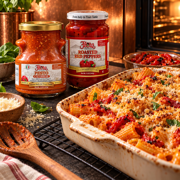 Calabrese Rigatoni Oven Night Collection — Calabrian Pepper Character