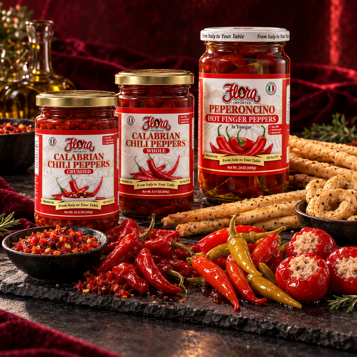 Calabrian Fire Aperitivo Tasting Chest — serving detail one