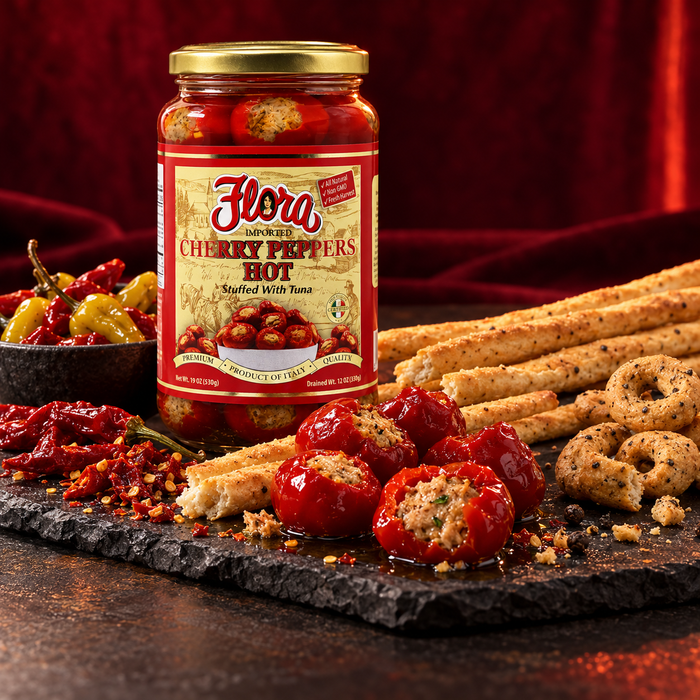 Calabrian Fire Aperitivo Tasting Chest — serving detail two