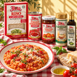 Carnaroli Two-Tomato Dinner Bundle — included Flora products and recipe serving suggestion