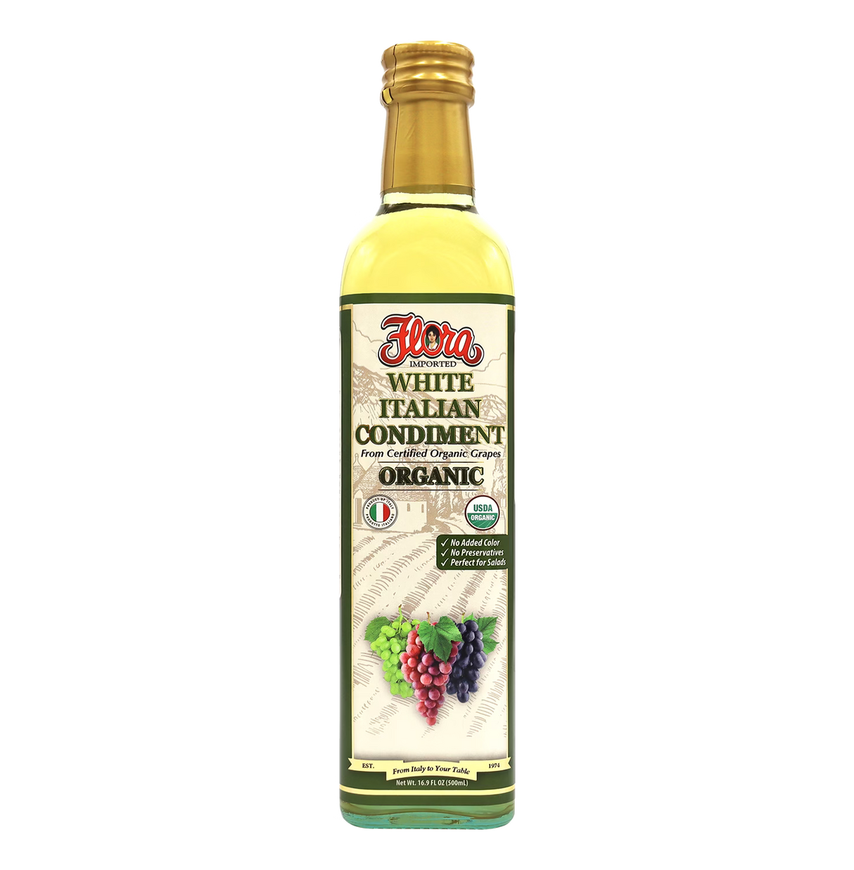 Organic White Italian Condiment - 16.9oz image 0