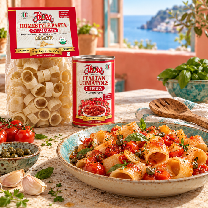 Cherry Tomato Calamarata Coastal Kitchen Kit — Let the Rings Shine