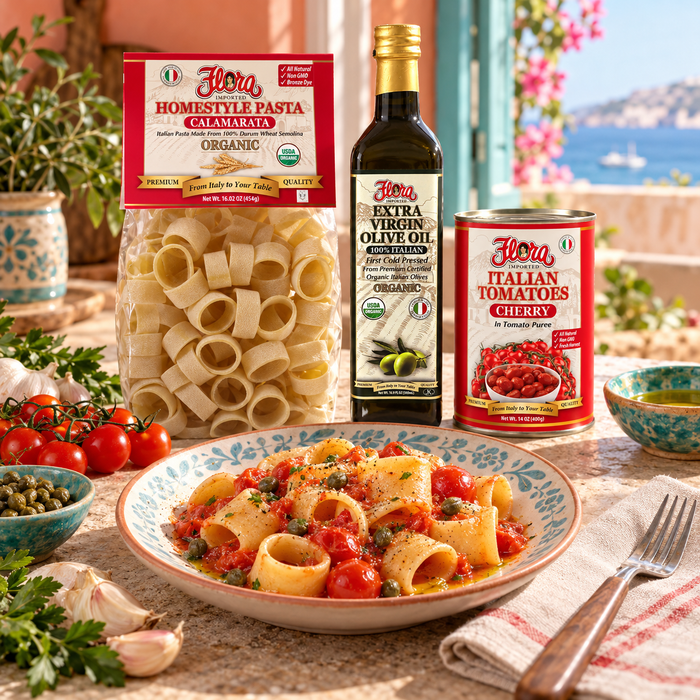 Cherry Tomato Calamarata Coastal Kitchen Kit — Coastal Flavor at Home