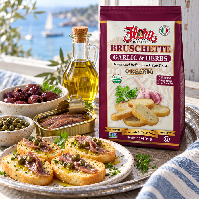 Coastal Anchovy & Toast Aperitivo Kit — serving detail two