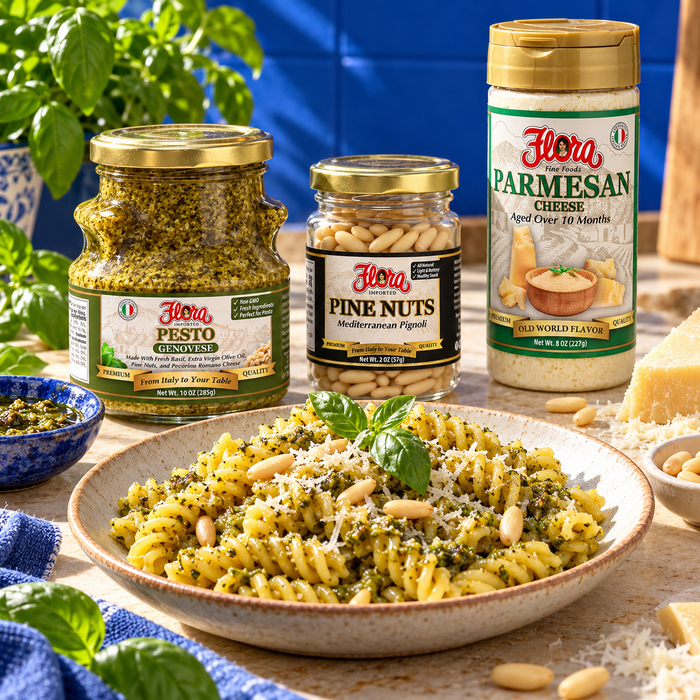 Corn Fusilli Genovese Pesto Dinner Kit — Classic Genovese Flavor