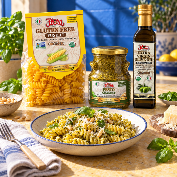Corn Fusilli Genovese Pesto Dinner Kit — Finish to Your Taste