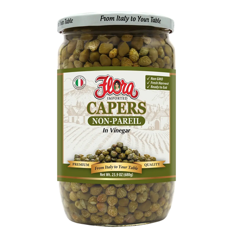 Non-Pareil Capers ‚Äì Imported in Vinegar - 23.9 oz image 0