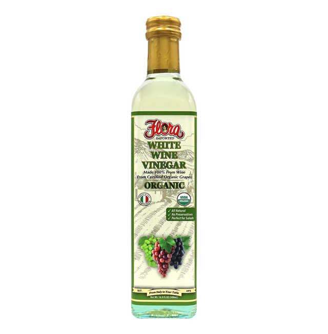 Organic White Wine Vinegar - 16.9oz image 0